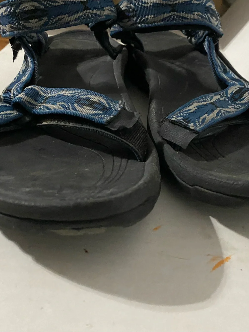 Teva Blue and Black Sport Sandals